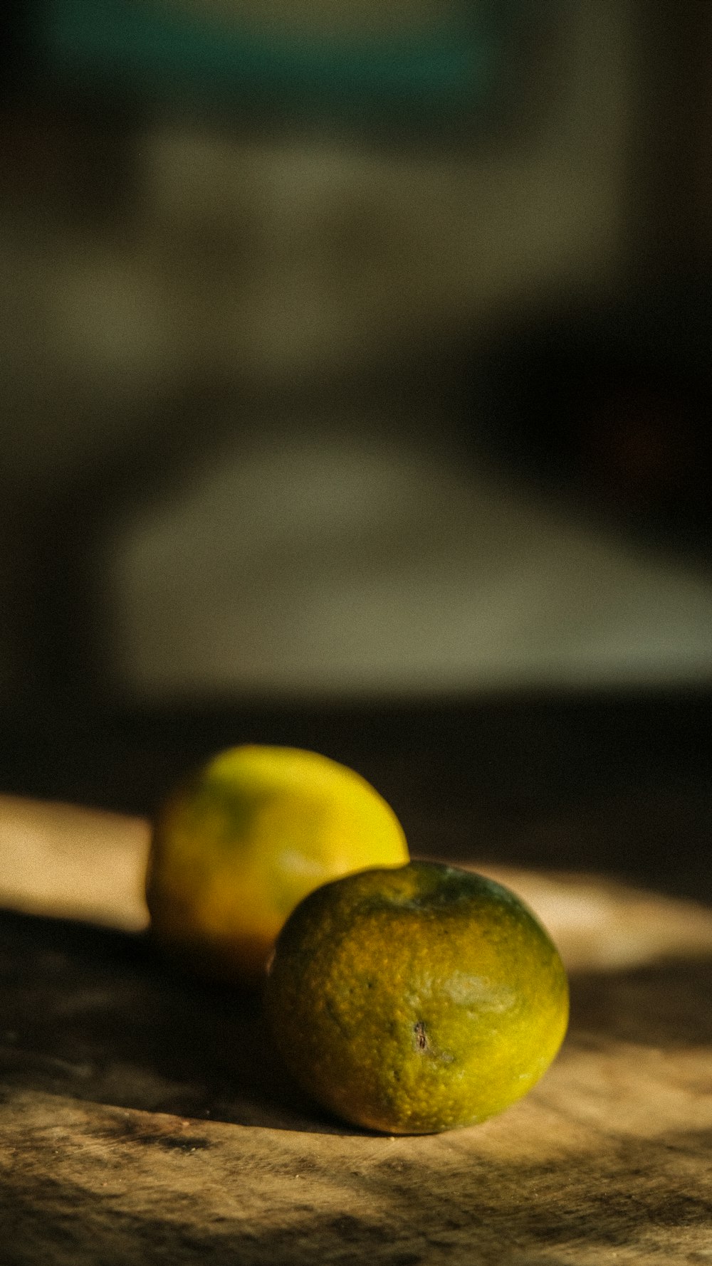 a couple of fruits on a table