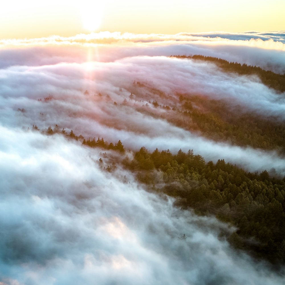 clouds and the sun