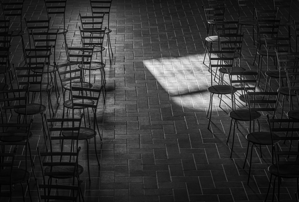 rows of empty chairs