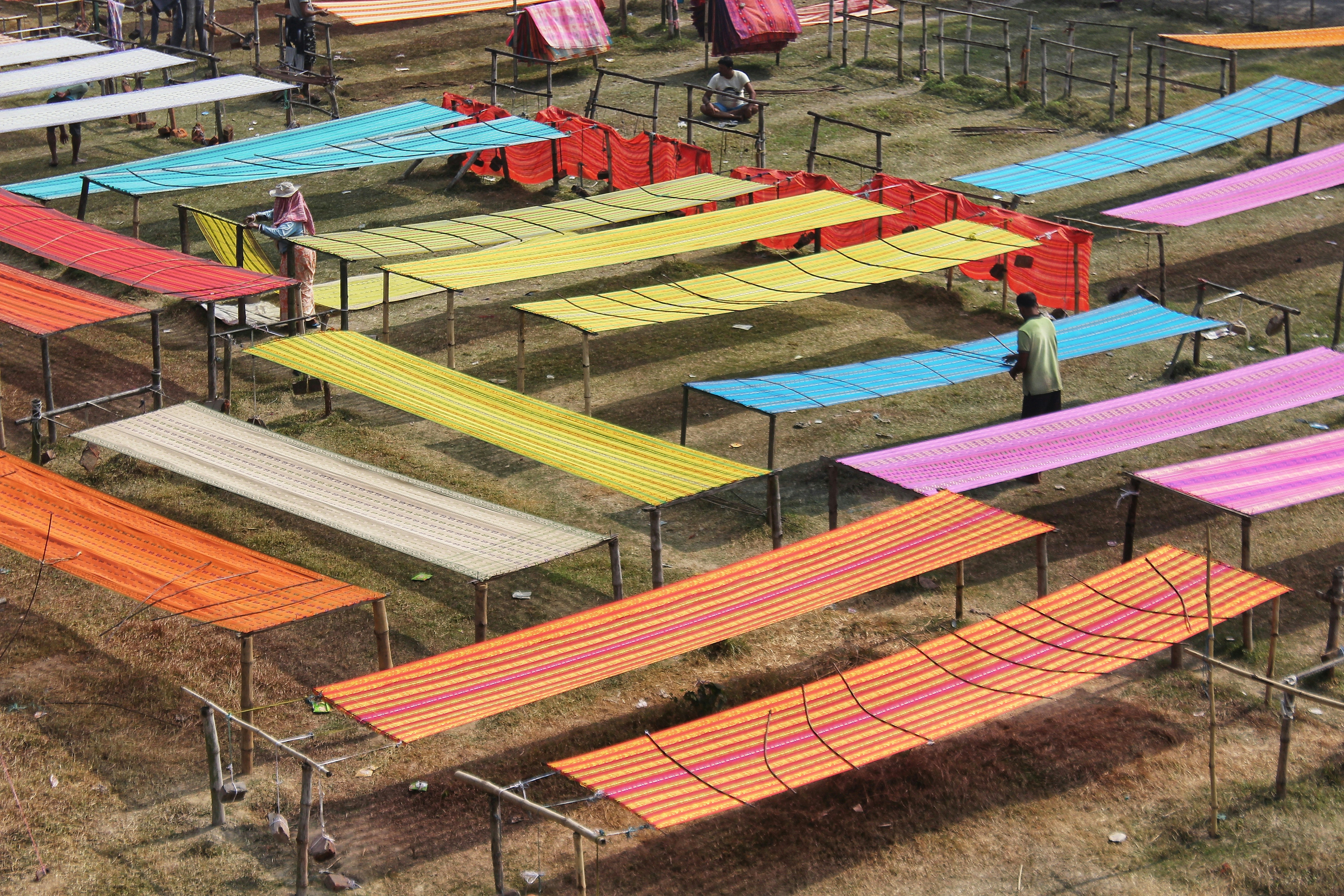 A group of colorful tables photo – Free Background Image on Unsplash