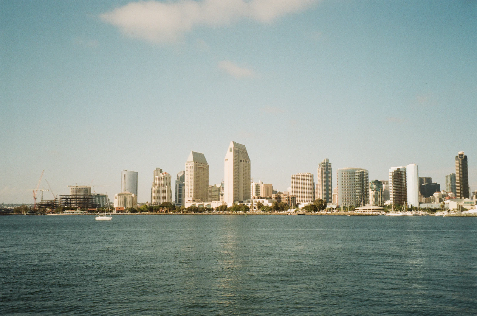 San Diego skyline across the bay