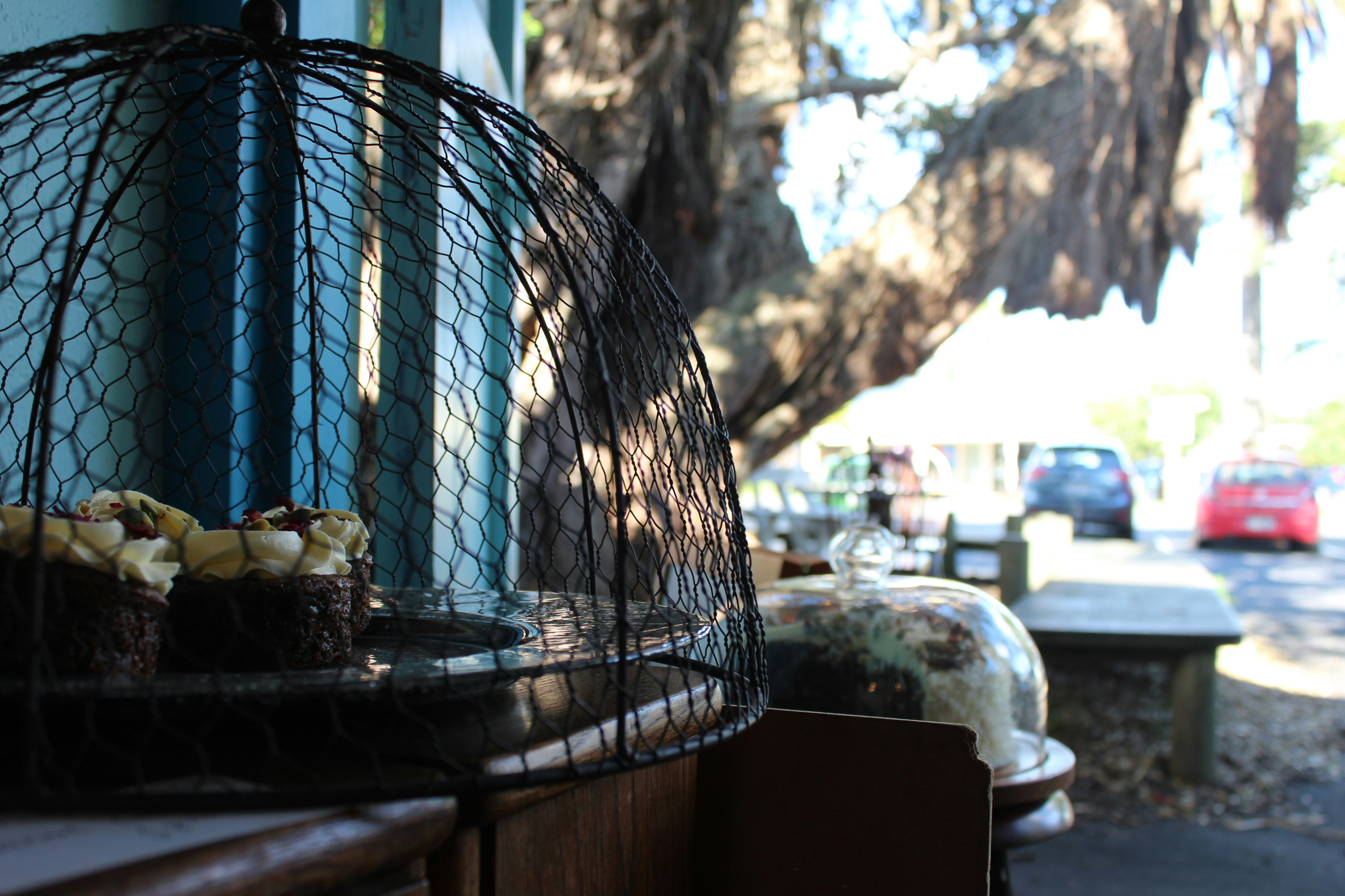 Cafe and cupcake
