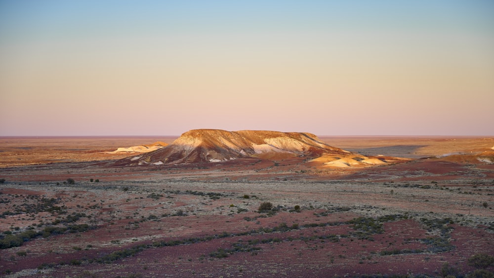 a large desert landscape