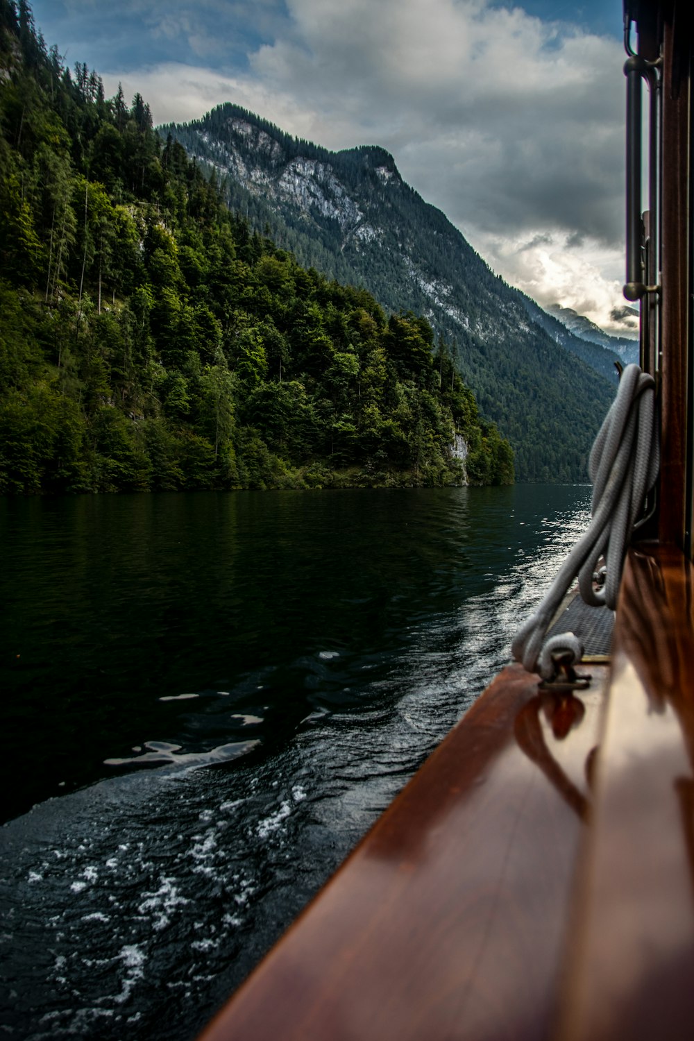 a boat on the water