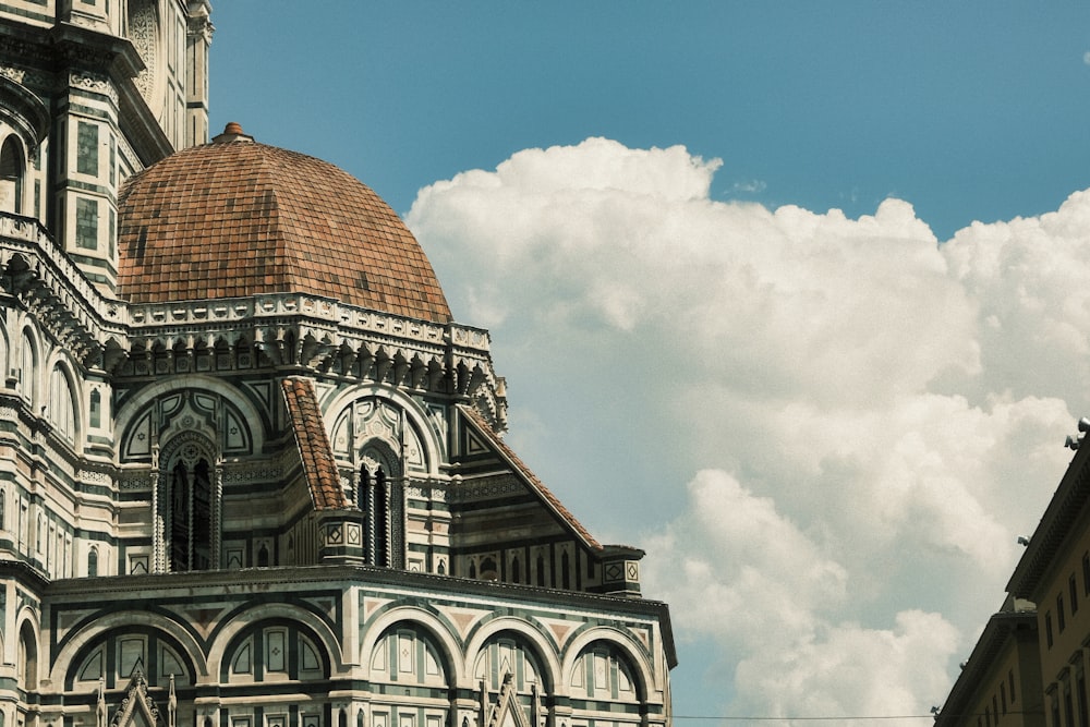 a large building with a domed roof