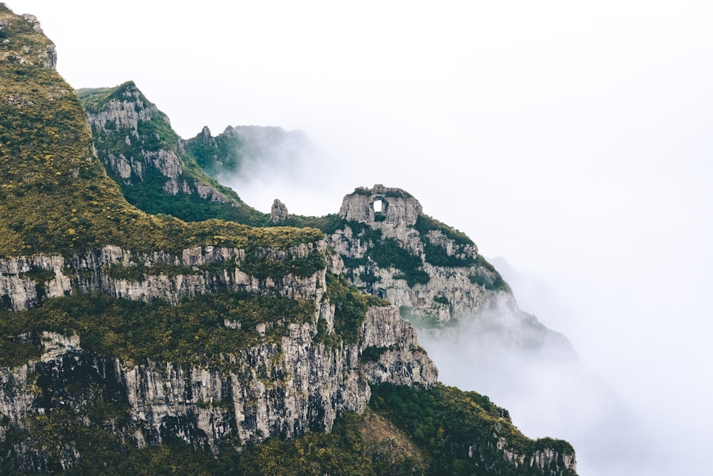 a stone castle on a cliff