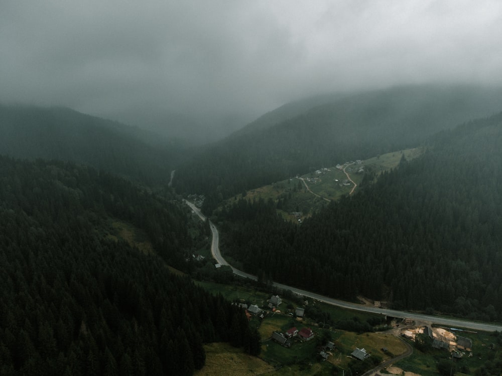 a river running through a valley