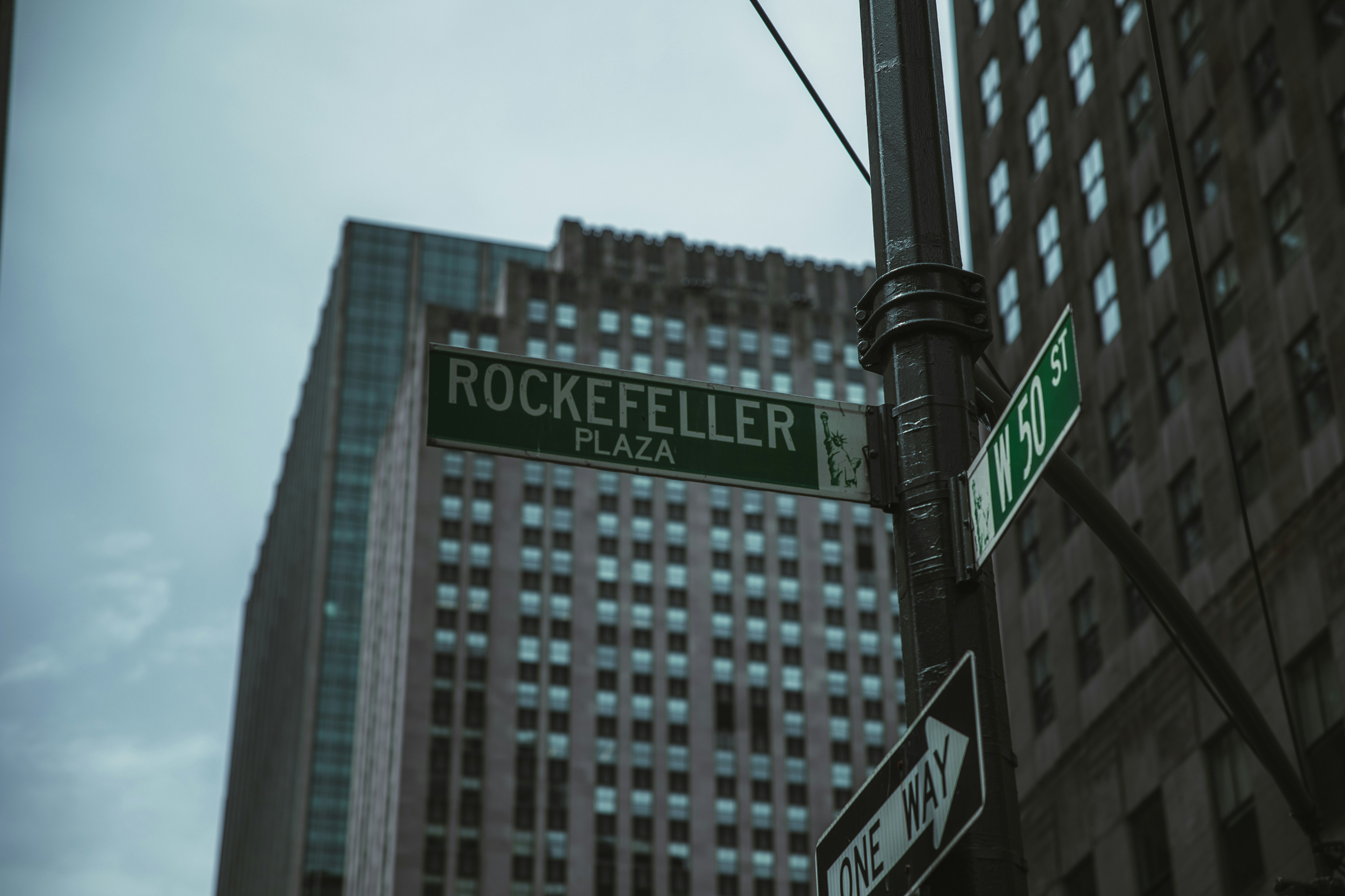 a street sign on a pole