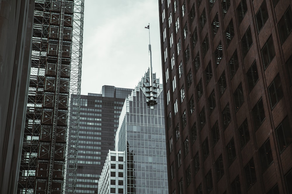 a group of tall buildings