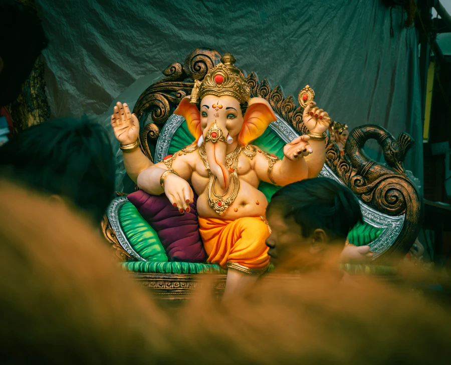 A person sitting alone on an ornate throne, evoking Saul's kingship and its cost