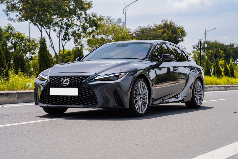 a black sports car