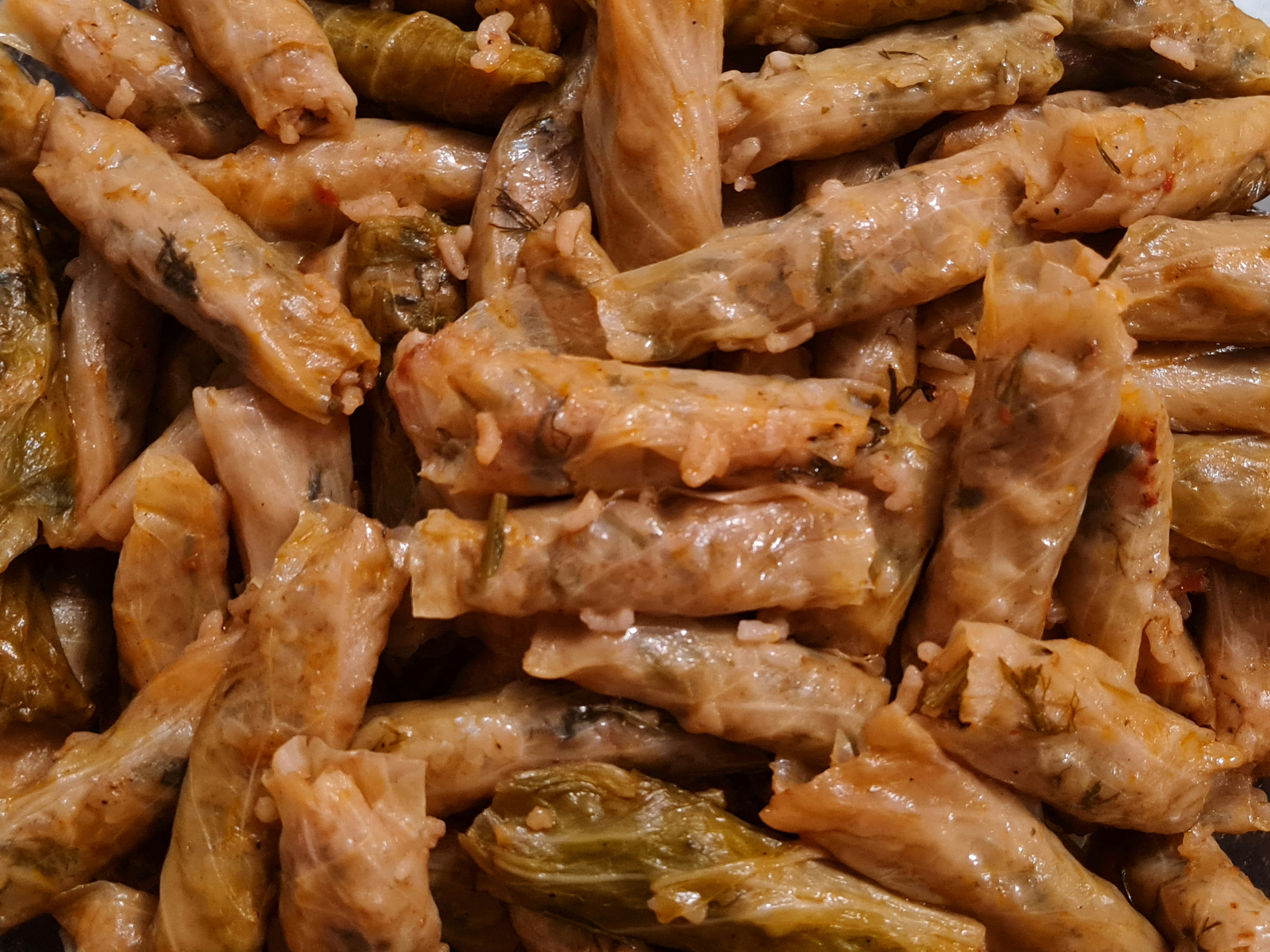 a pile of brown food