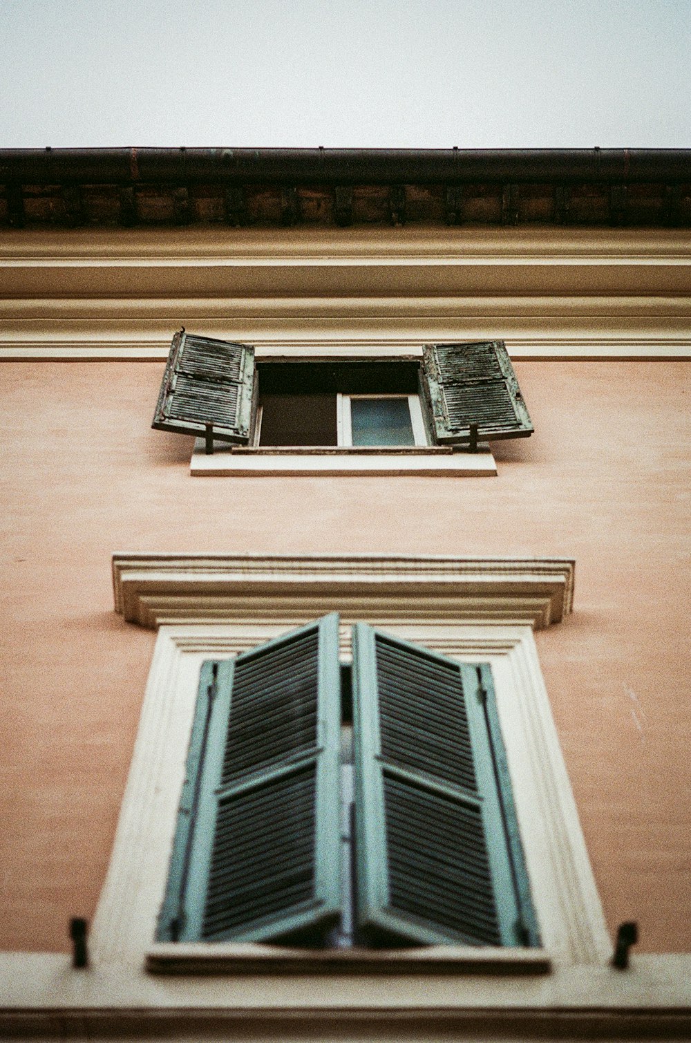 a window with a vent