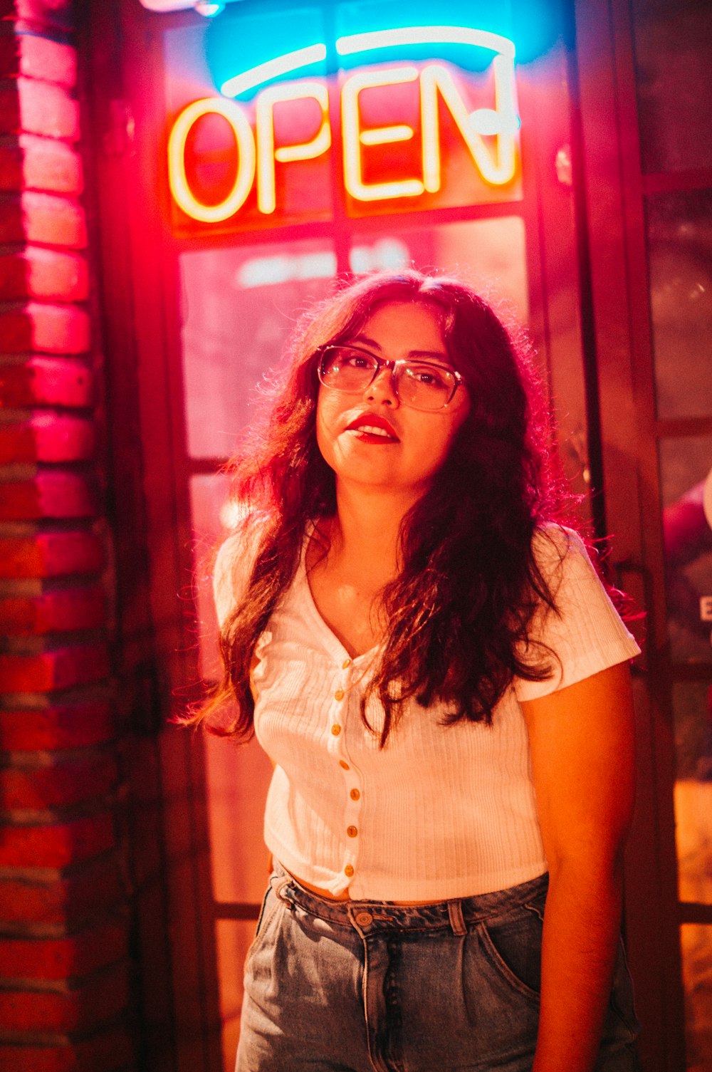 a woman posing for a picture