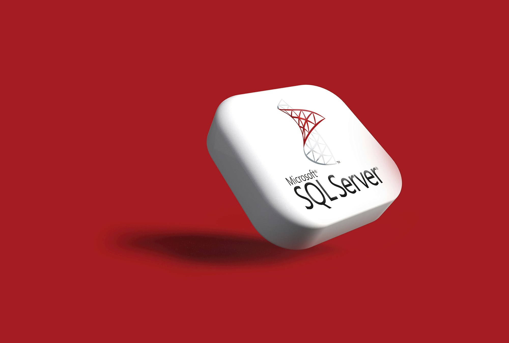 SQL Server icon in 3D. My 3D work may be seen in the section titled "3D Render."