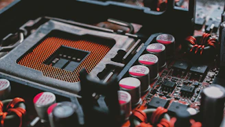 a close-up of a computer