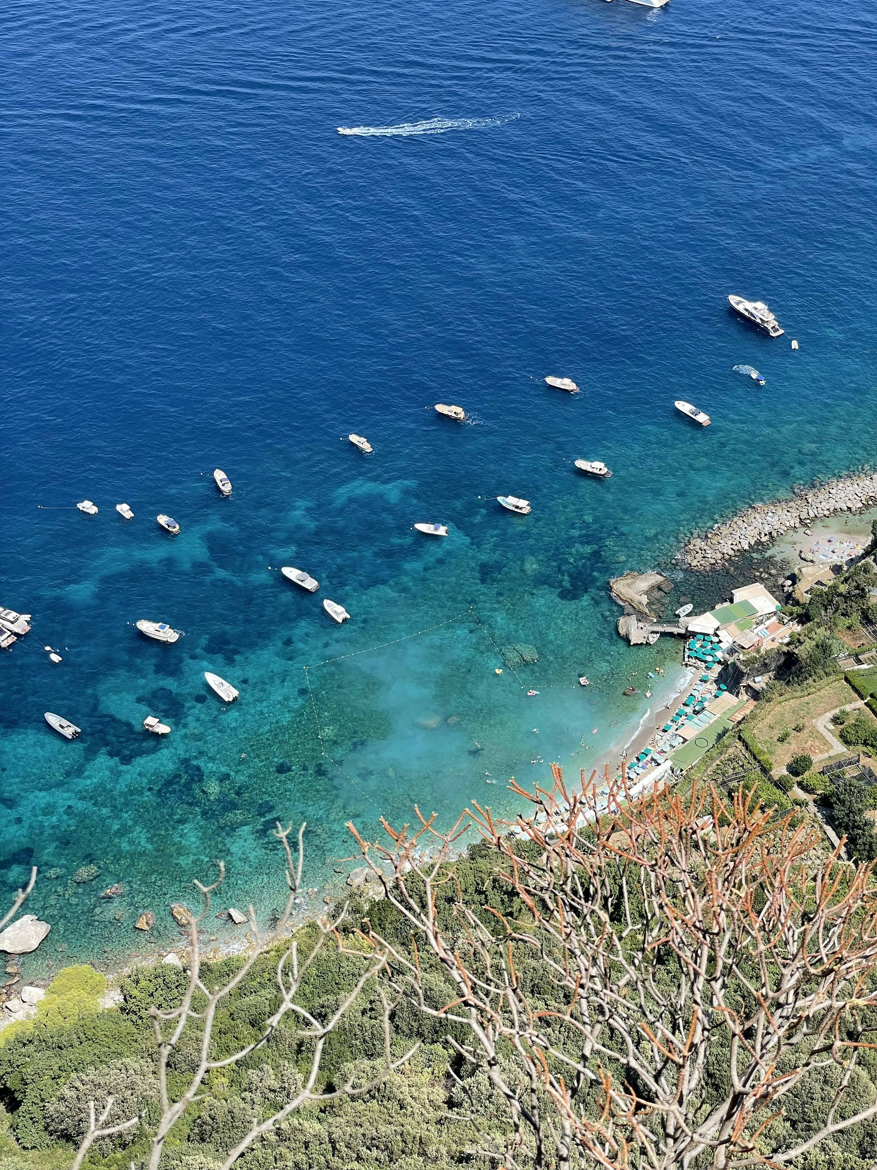 a body of water with boats in it