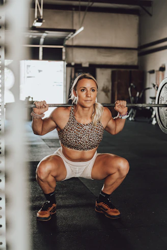 a person in a gym