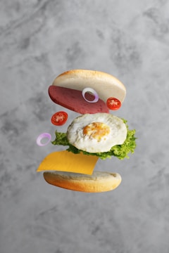 a group of food