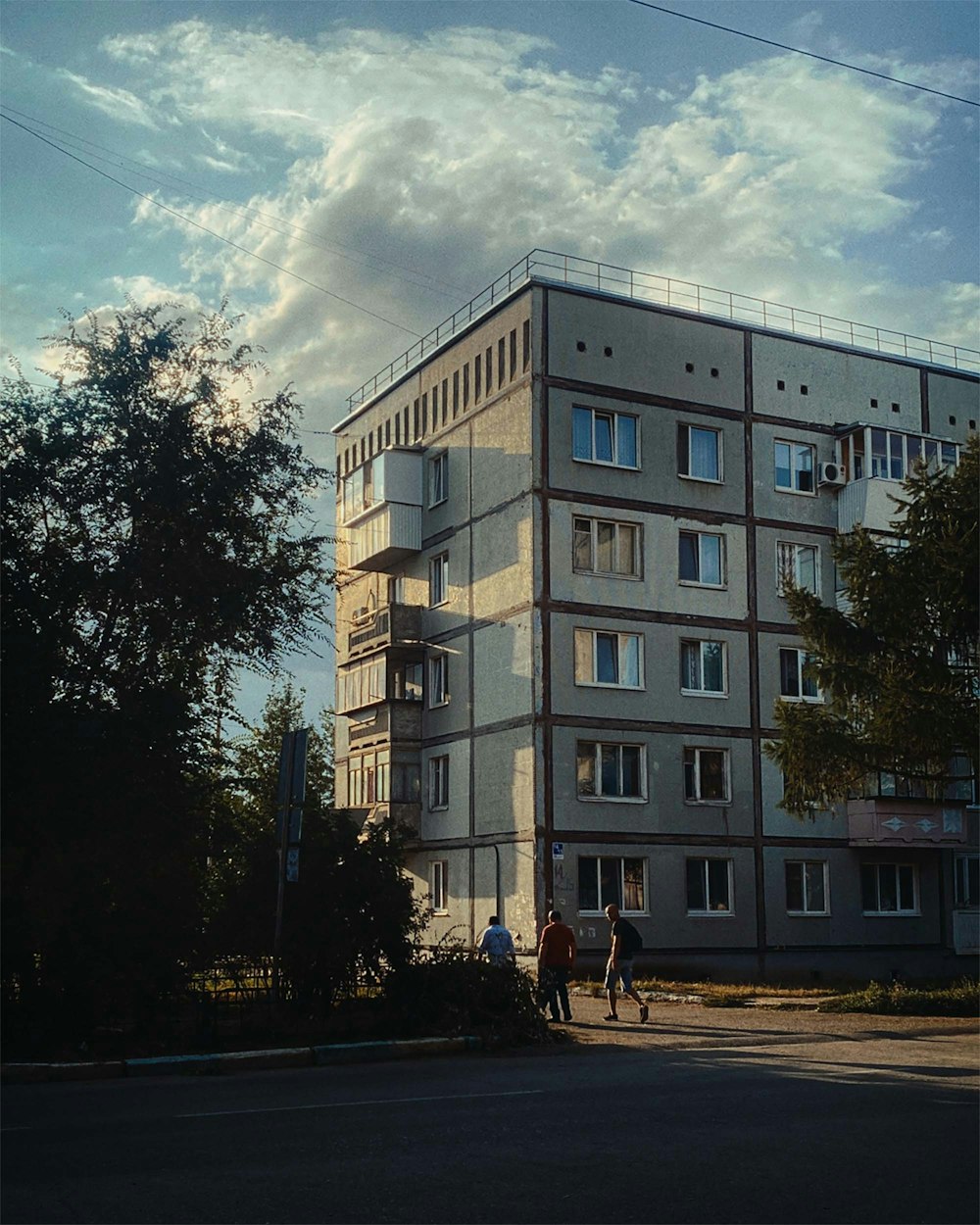 a view of a city street