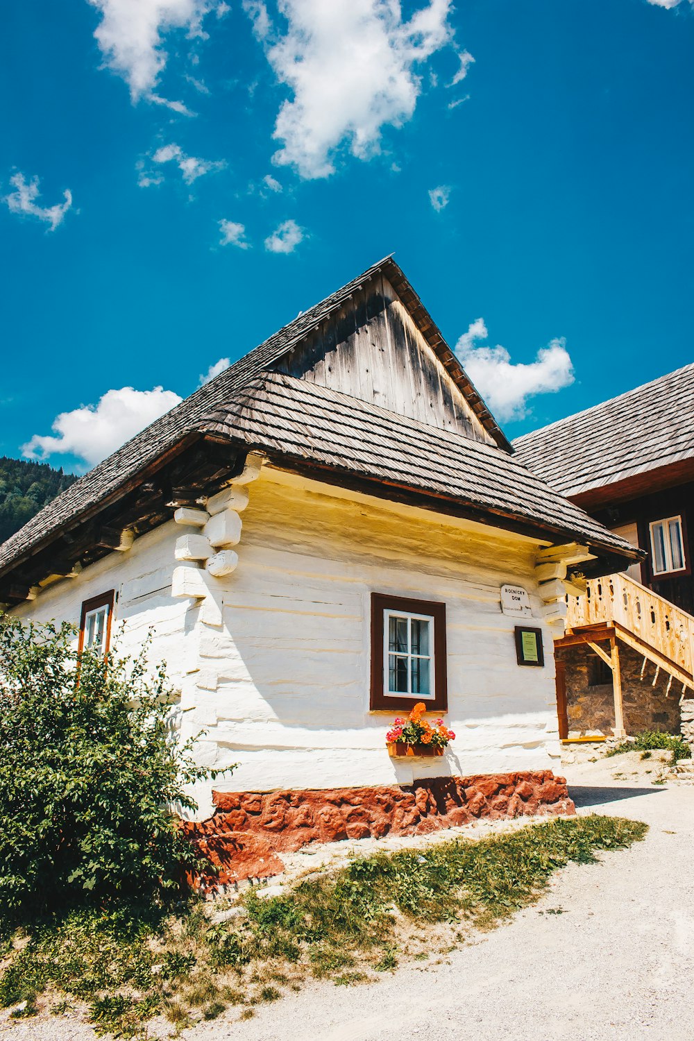 a house with a grass yard