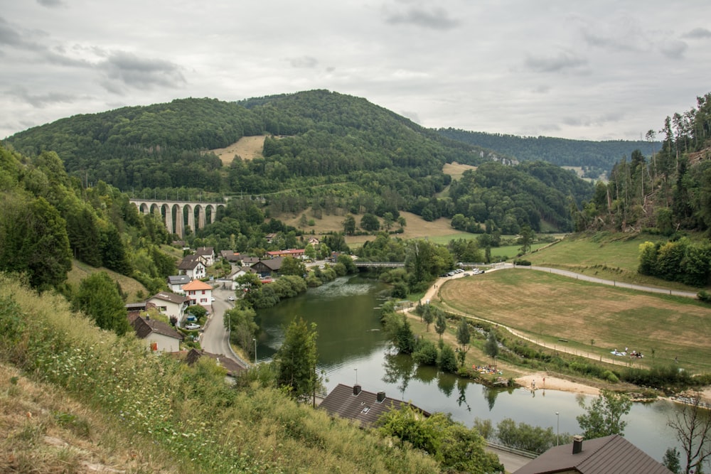 a river running through a valley