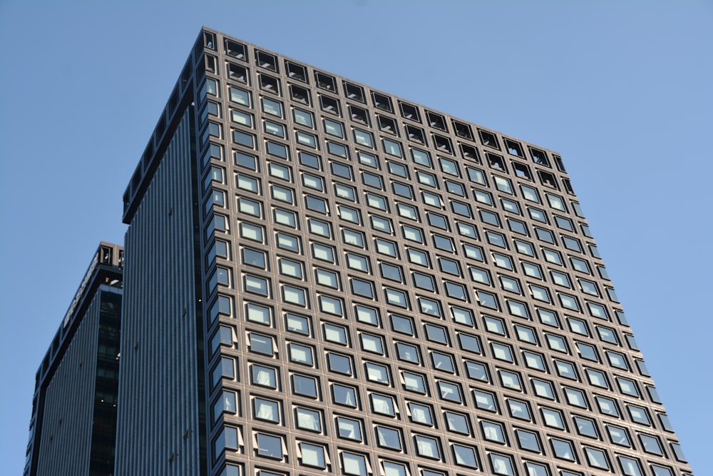 a low angle view of a building