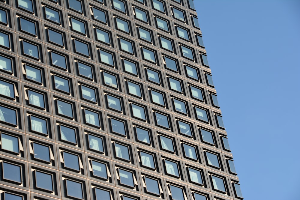 a tall building with many windows