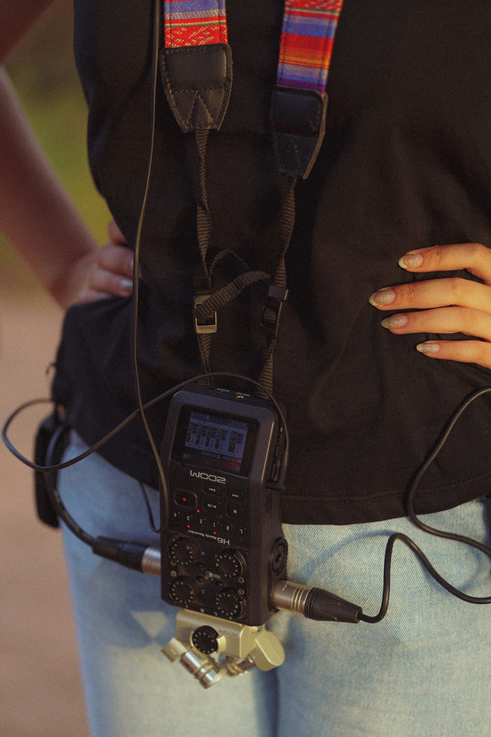 a person holding a phone