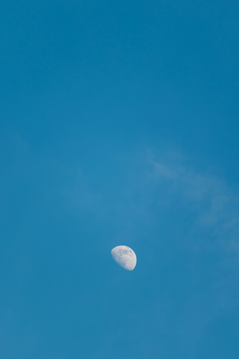 a person flying through the blue sky