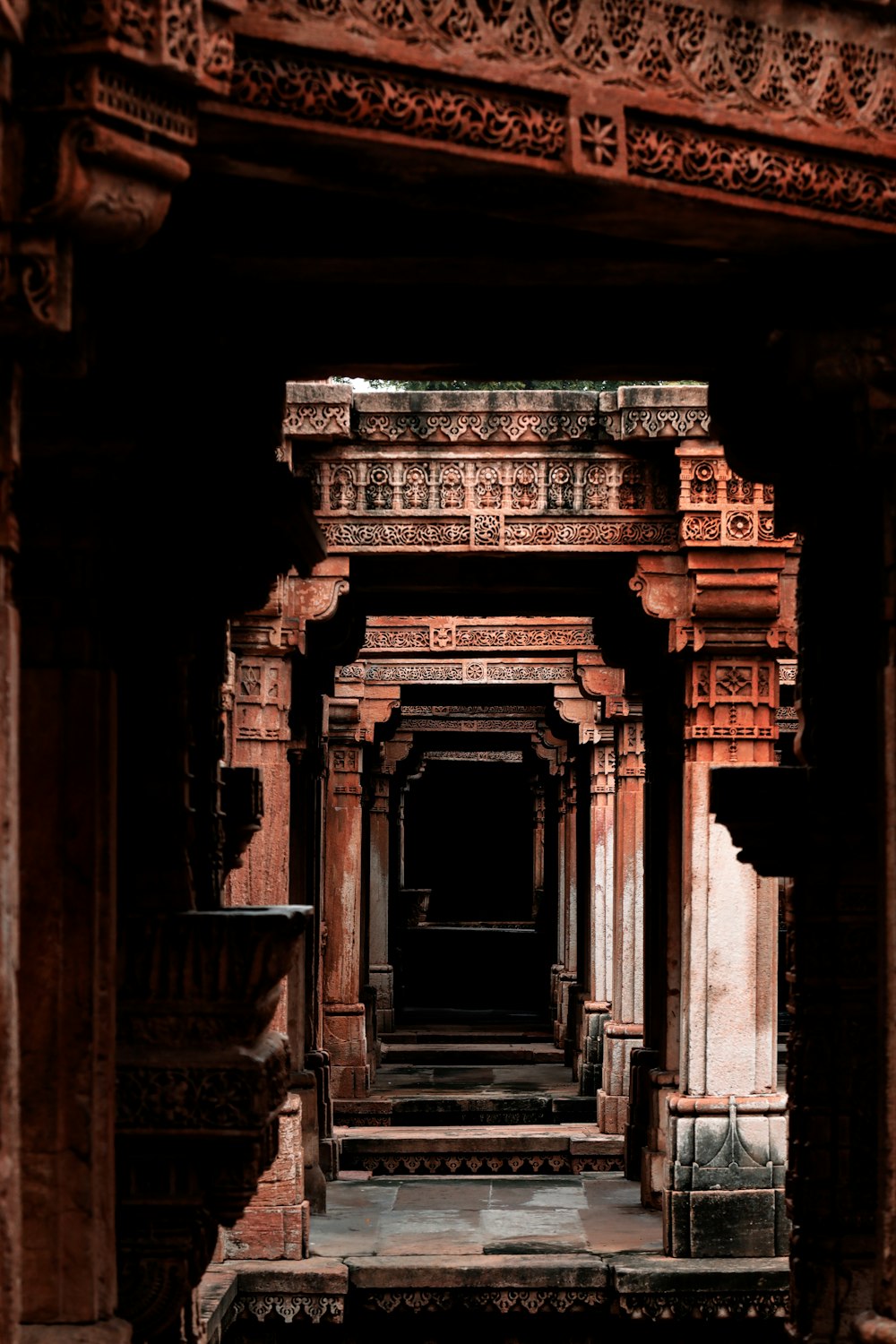 a doorway in a building