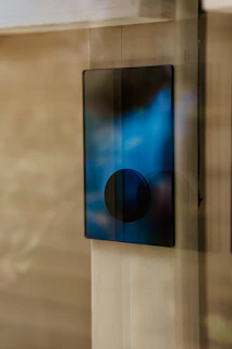 Flashing doorbell receiver with bright light alert for hearing impaired seniors at home