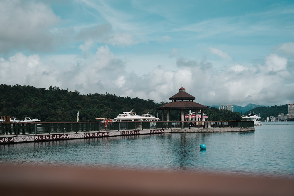 a building on a dock