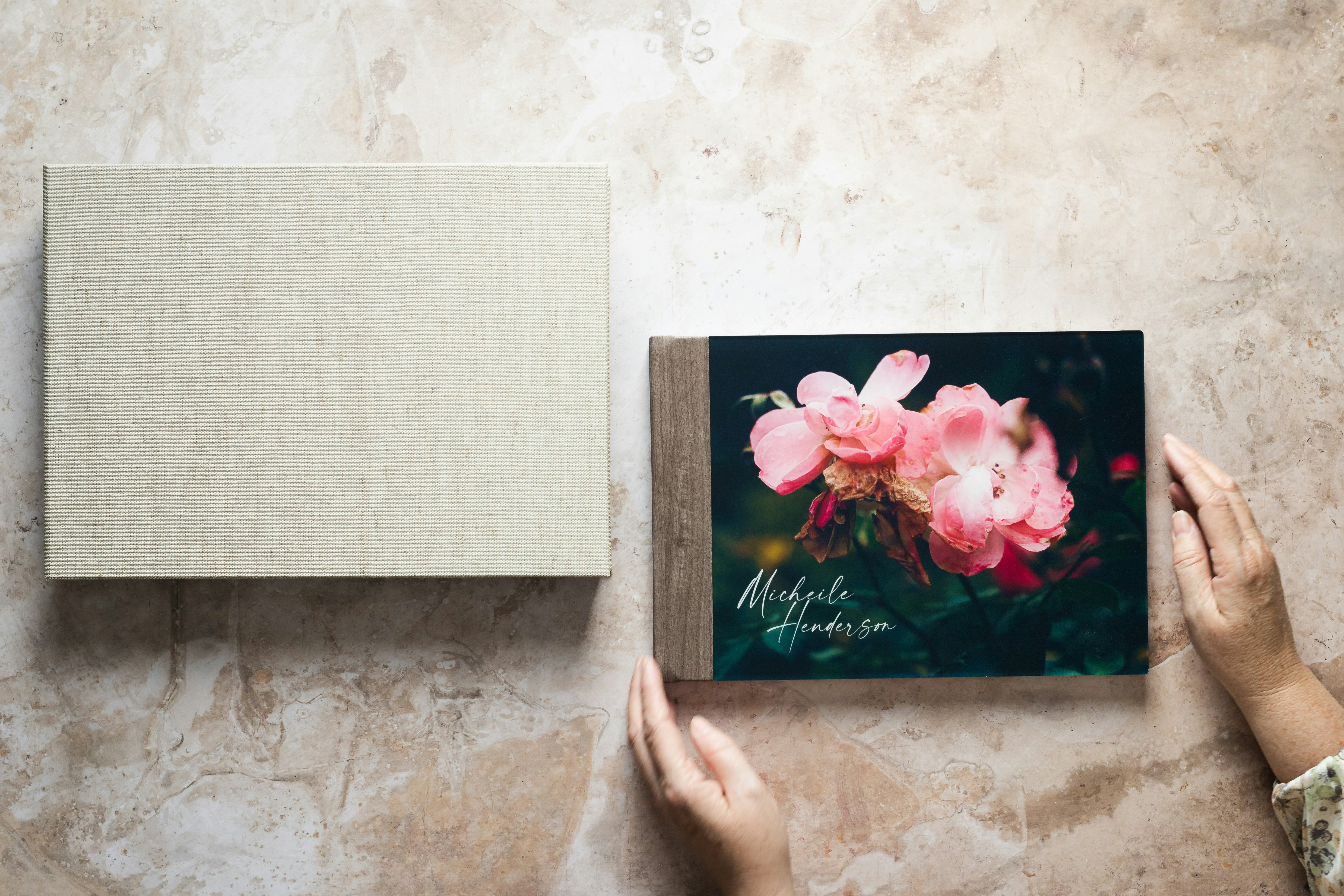 a person holding a book