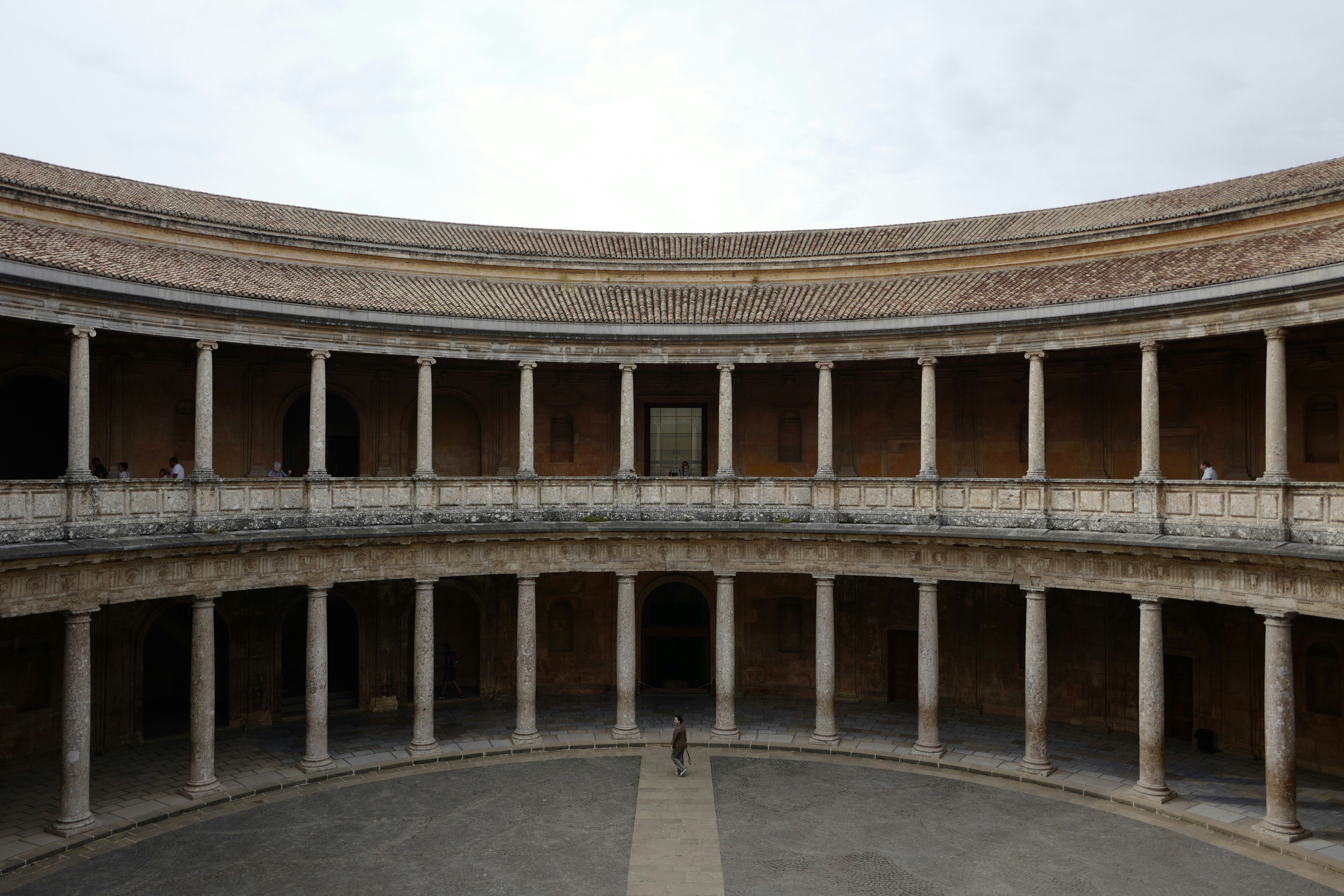 Alhambra with many pillars