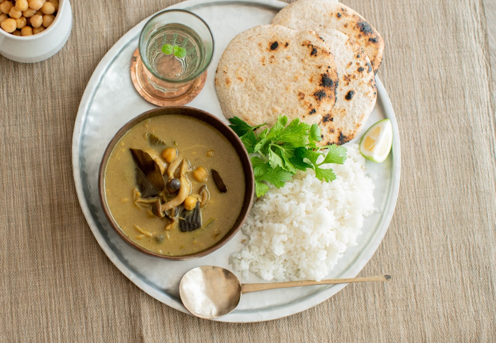 a plate of food