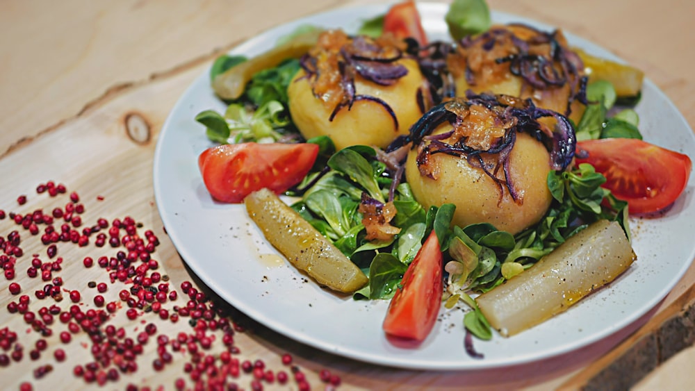 a plate of food