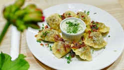 a plate of food
