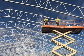 men on a construction site