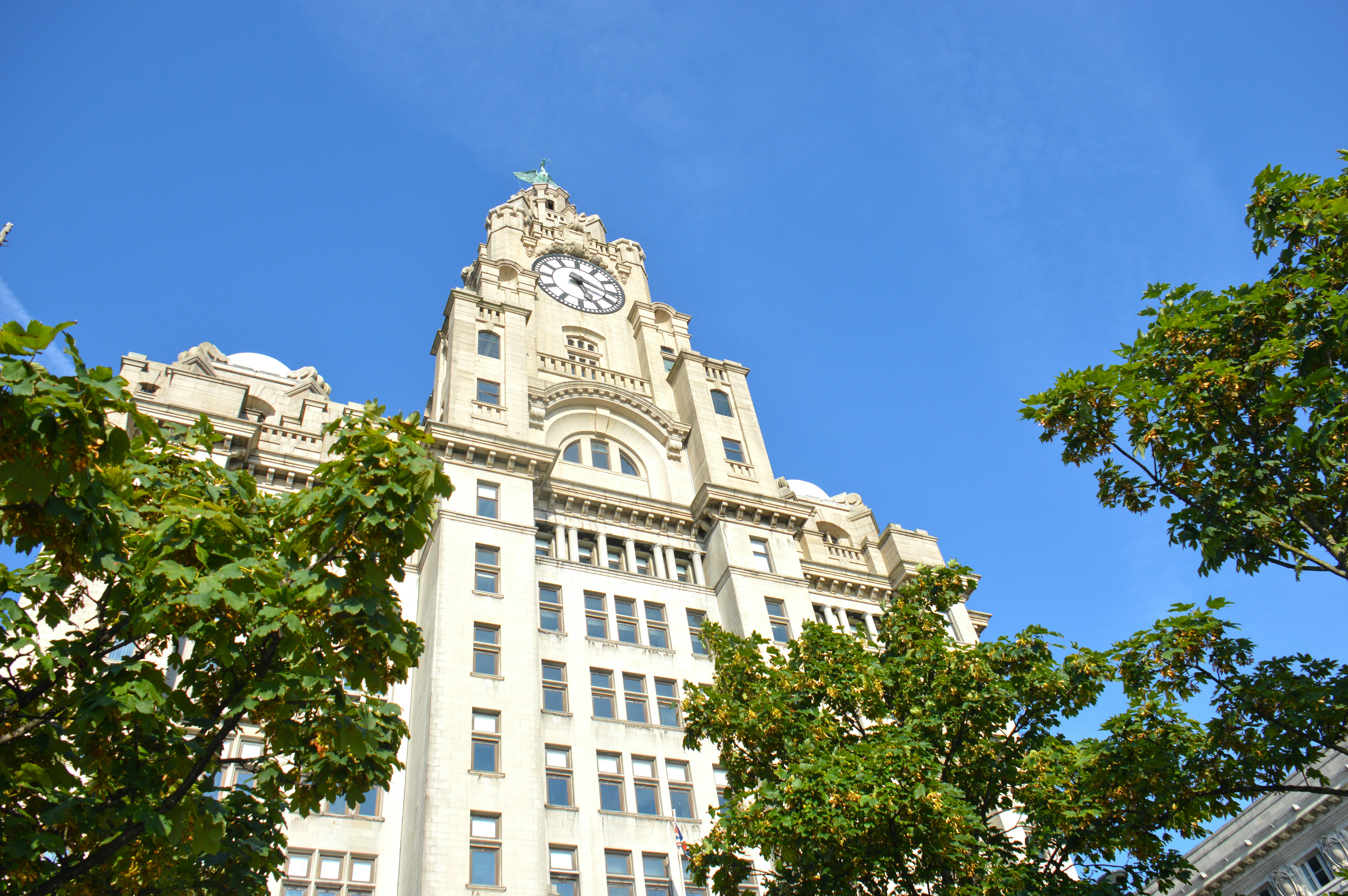 Liver building at the Liverpool water front