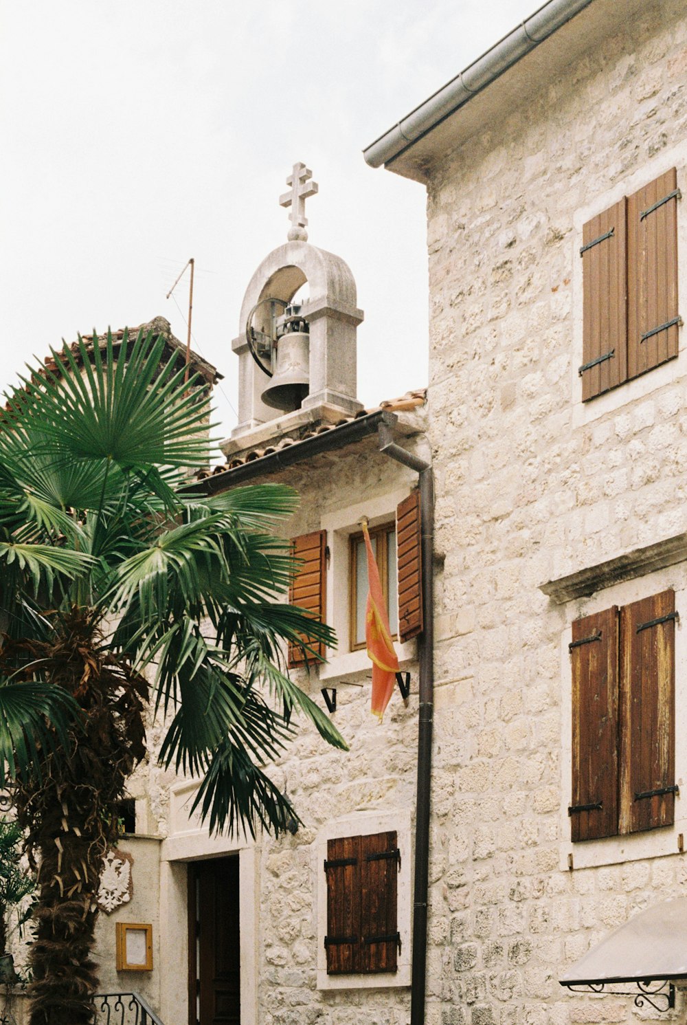 a building with a bell tower