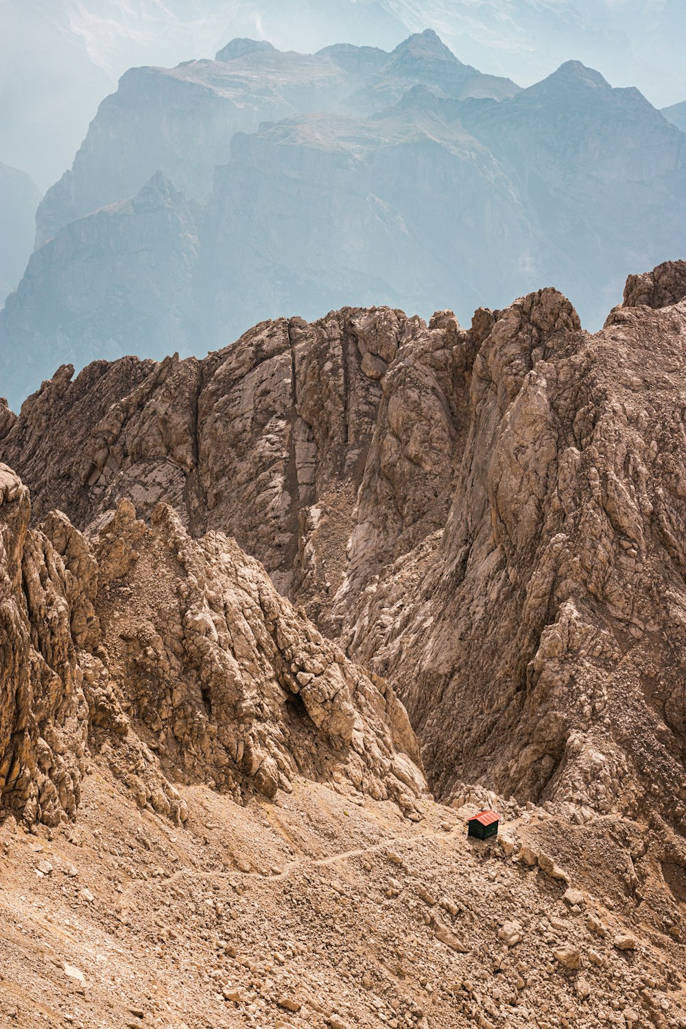 a person climbing a mountain