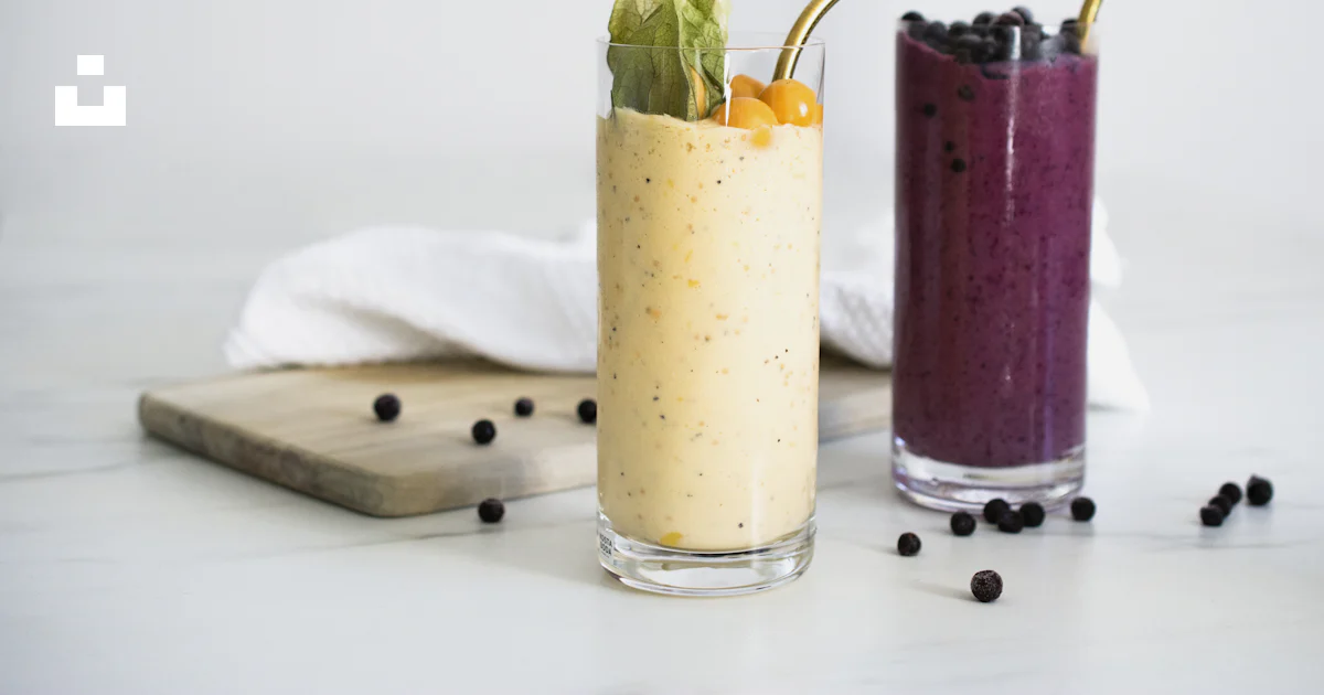 Un groupe de boissons de différentes couleurs photo – Photo Boisson ...