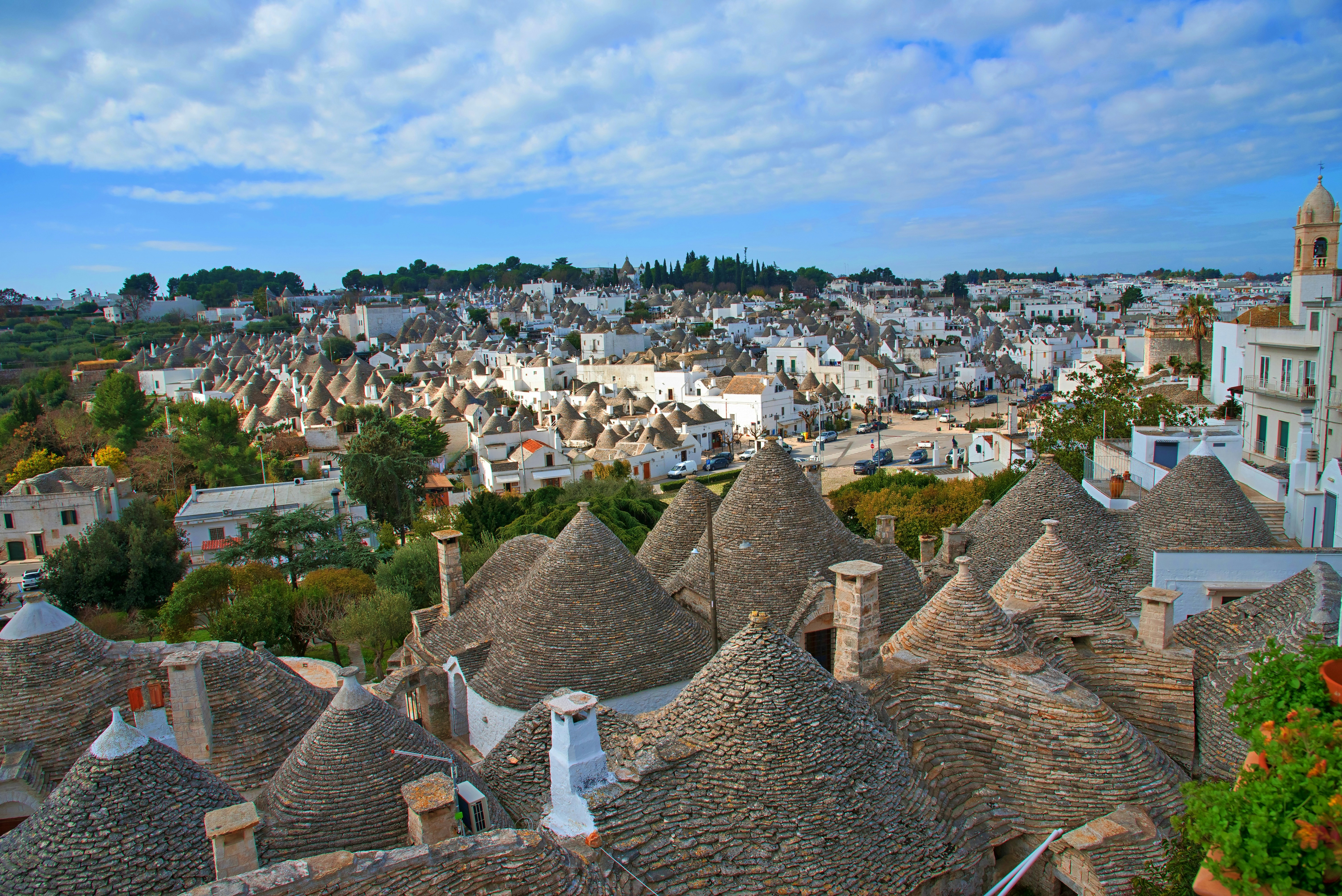 Panorama completo della zona monumentale \