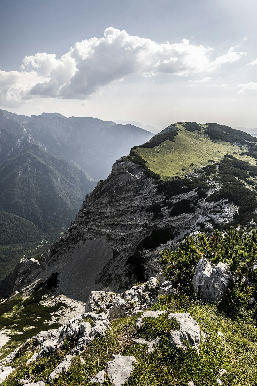 a rocky mountain side