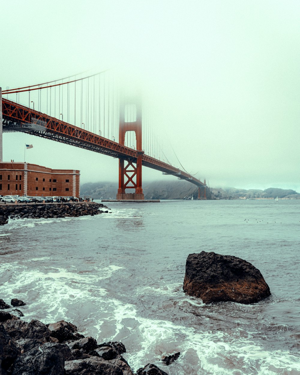 a bridge over a body of water