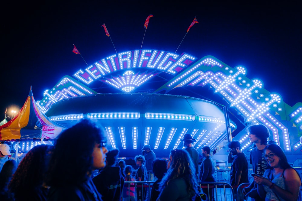 a crowd of people at a concert