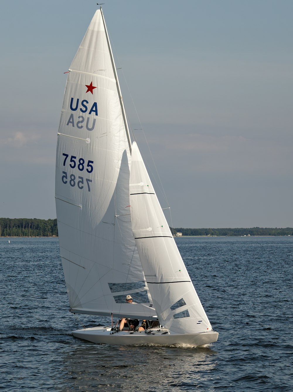 a sailboat on the water