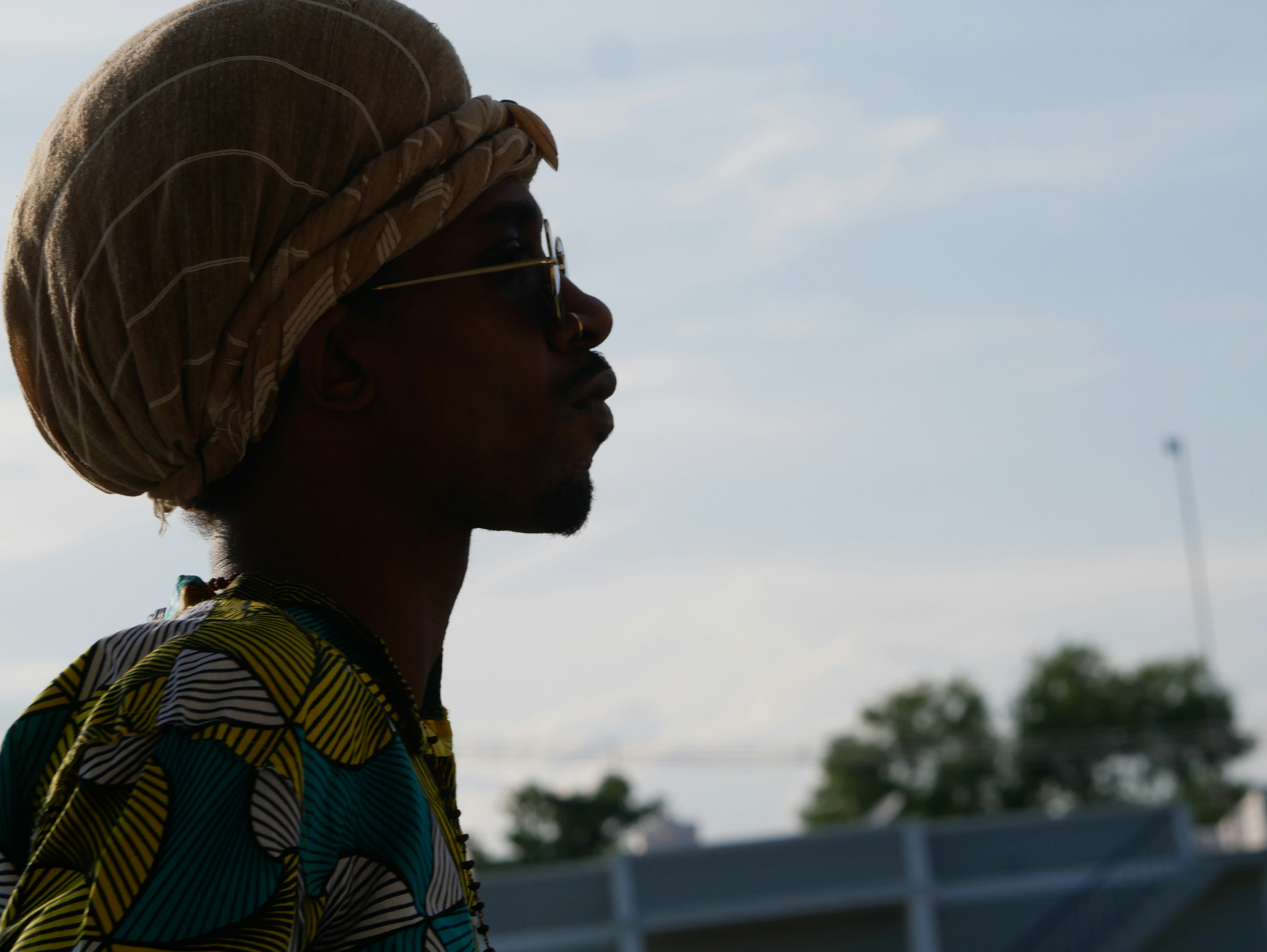 a person wearing a hat