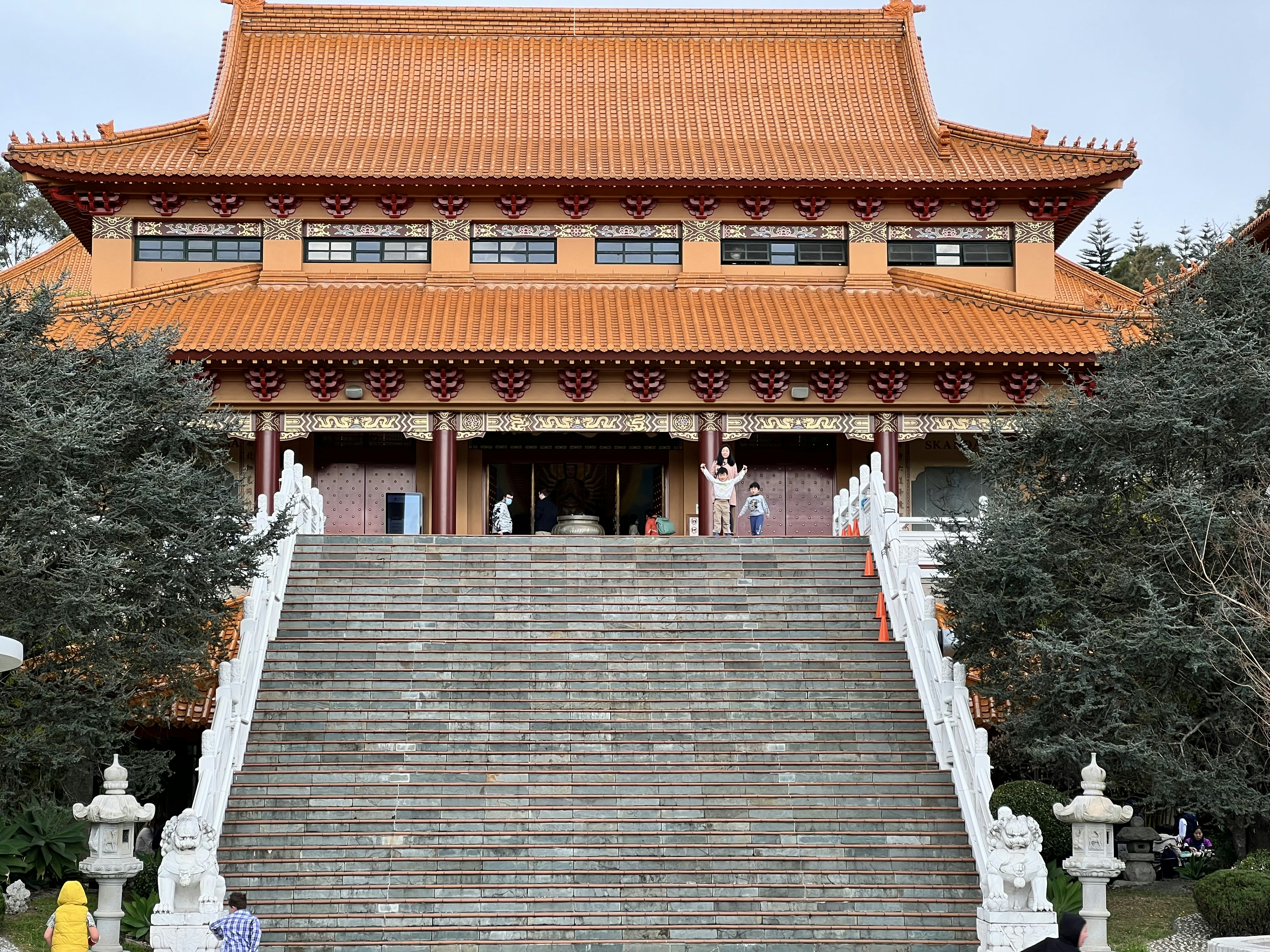 a building with stairs and stairs